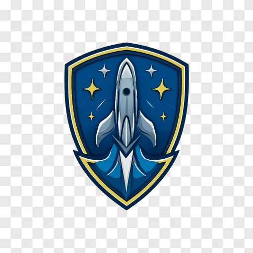 Space Force Academy Emblem PNG Transparent Background