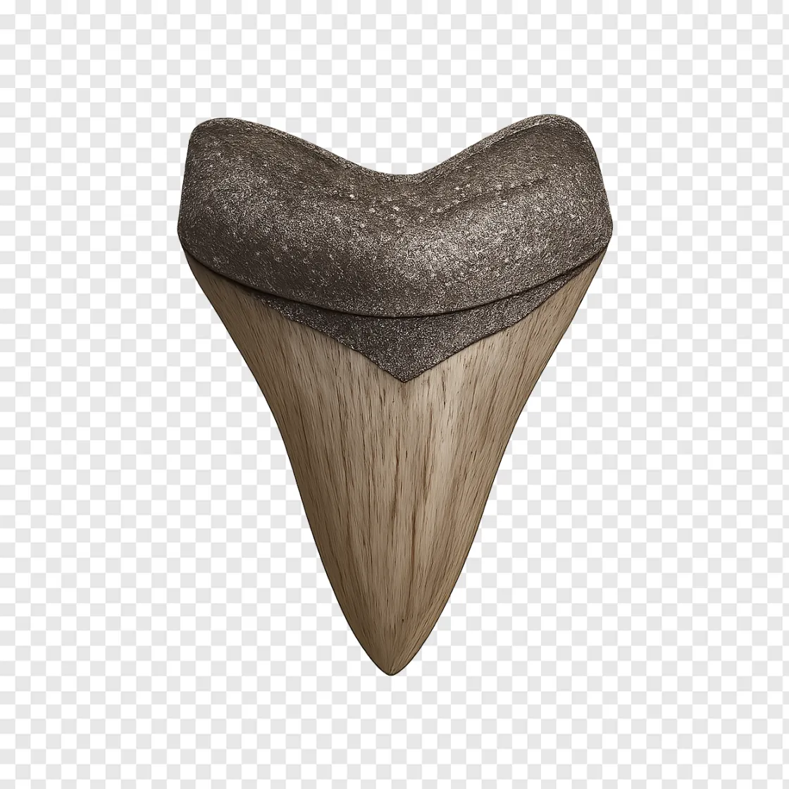 Shark Tooth Fossil PNG Transparent Background