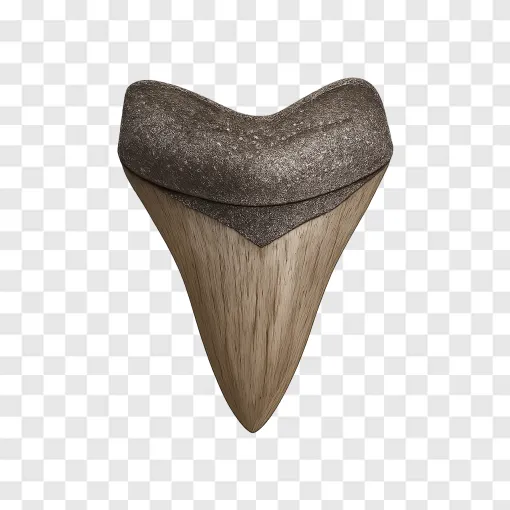 Shark Tooth Fossil PNG Transparent Background