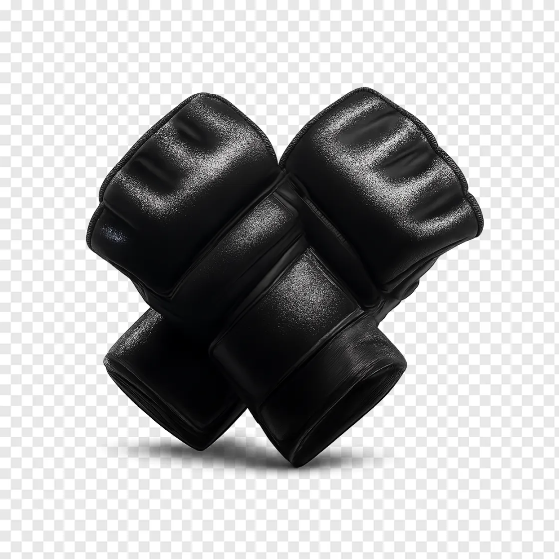 UFC Fighting Gloves PNG Transparent Background