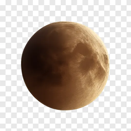 Partial Lunar Eclipse PNG Transparent Image
