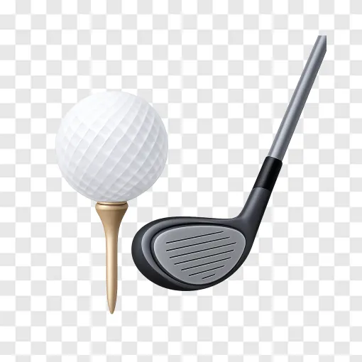 Golf Ball On Tee PNG Transparent Image