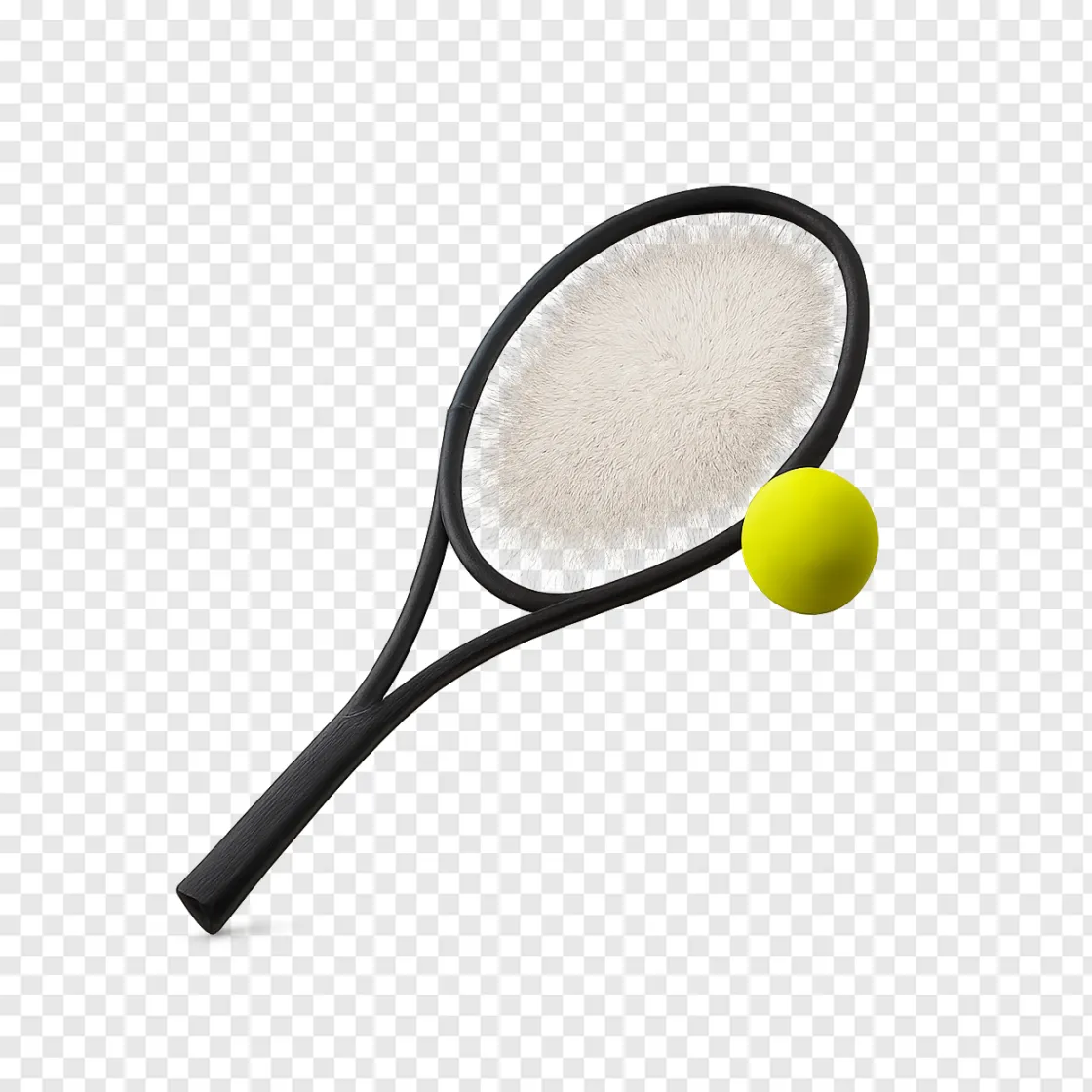 Tennis Racket And Ball PNG For Sports Designs