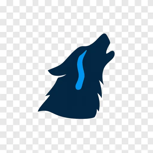Cry Wolf PNG Transparent Graphic