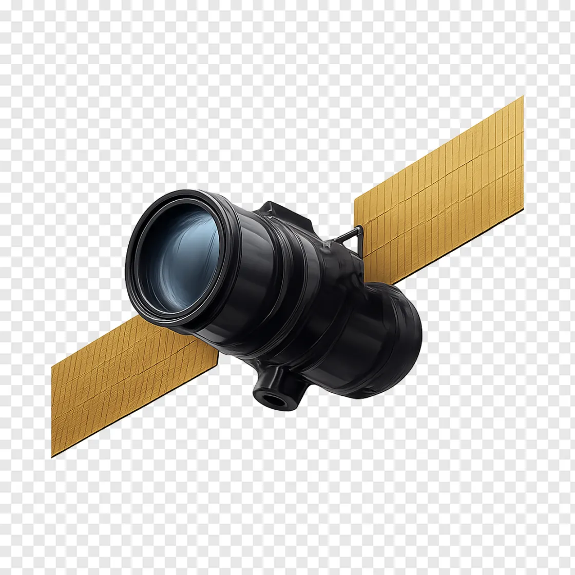 Futuristic Space Telescope PNG Image For Astronomy Designs