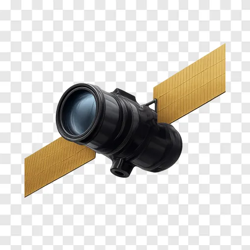 Futuristic Space Telescope PNG Image For Astronomy Designs