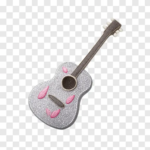 Sparkly Country Guitar PNG Image For Fans