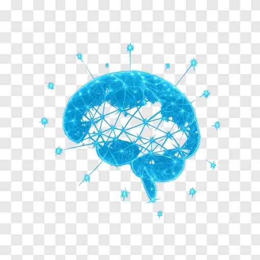 AI Neural Network PNG Transparent Image