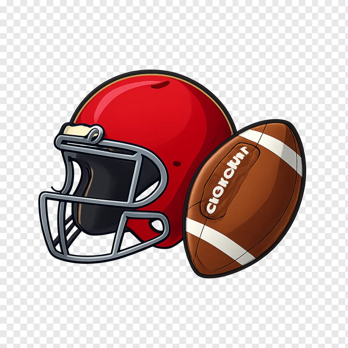 College Football PNG: Sports Gear & Helmet Graphics