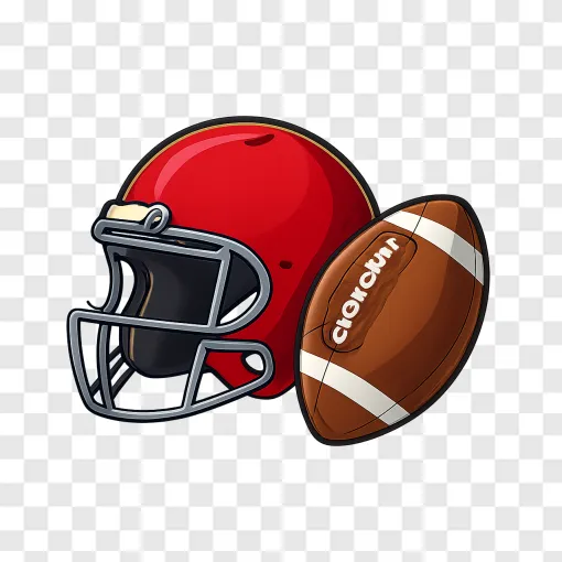 College Football PNG: Sports Gear & Helmet Graphics