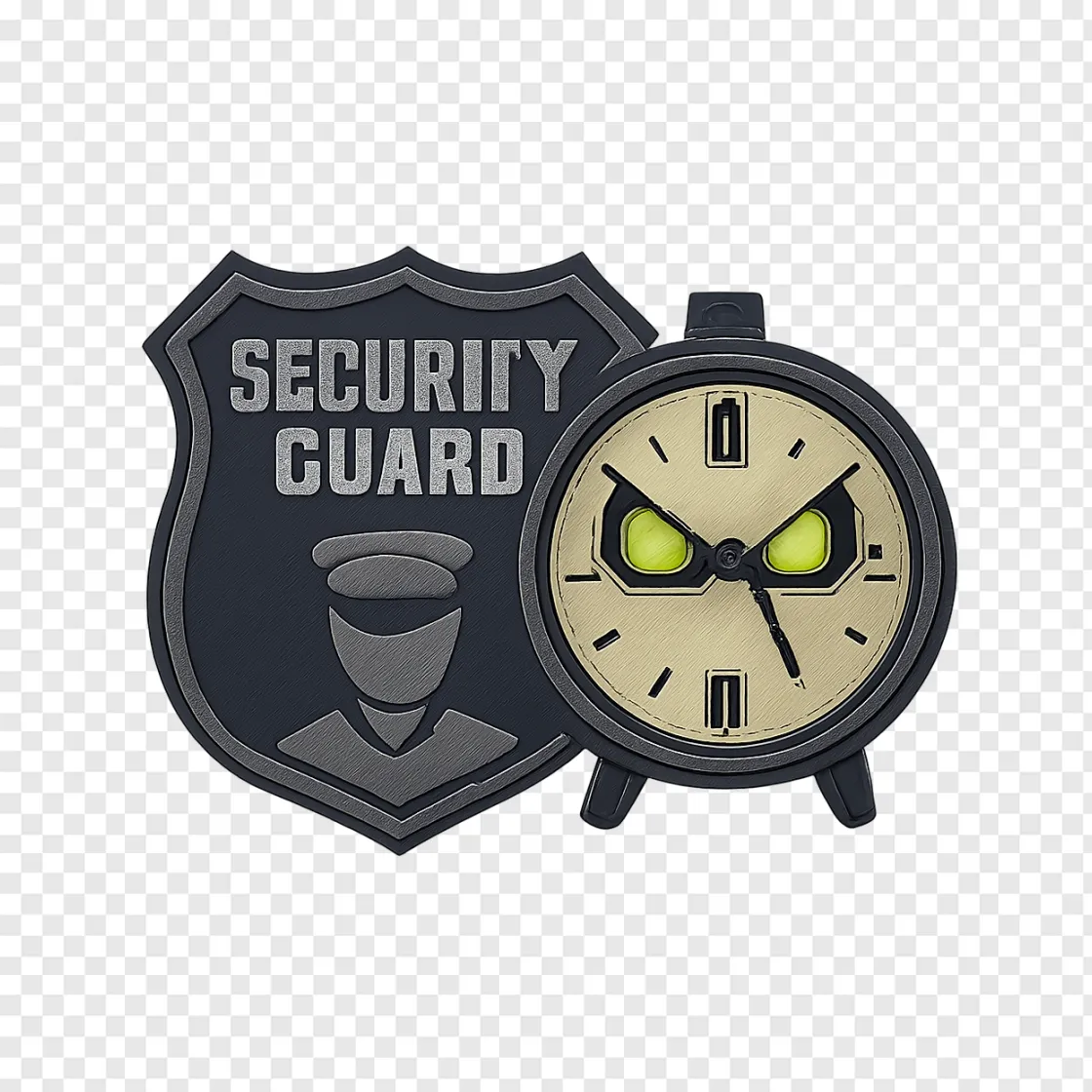 Night Shift Security Badge PNG - Spooky Horror Icon