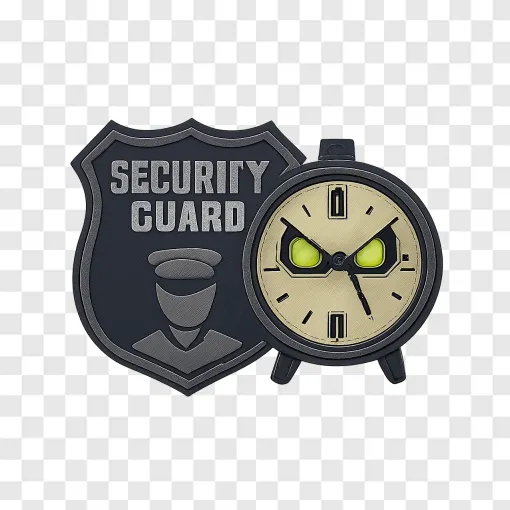Night Shift Security Badge PNG - Spooky Horror Icon