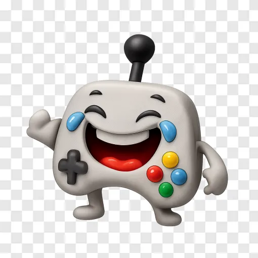Funny Game Joystick PNG Image For Download