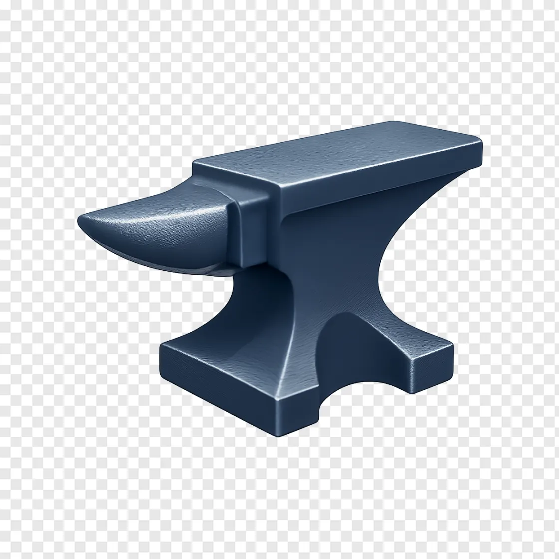 Classic Cartoon Anvil PNG Transparent Image