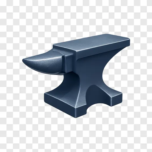 Classic Cartoon Anvil PNG Transparent Image