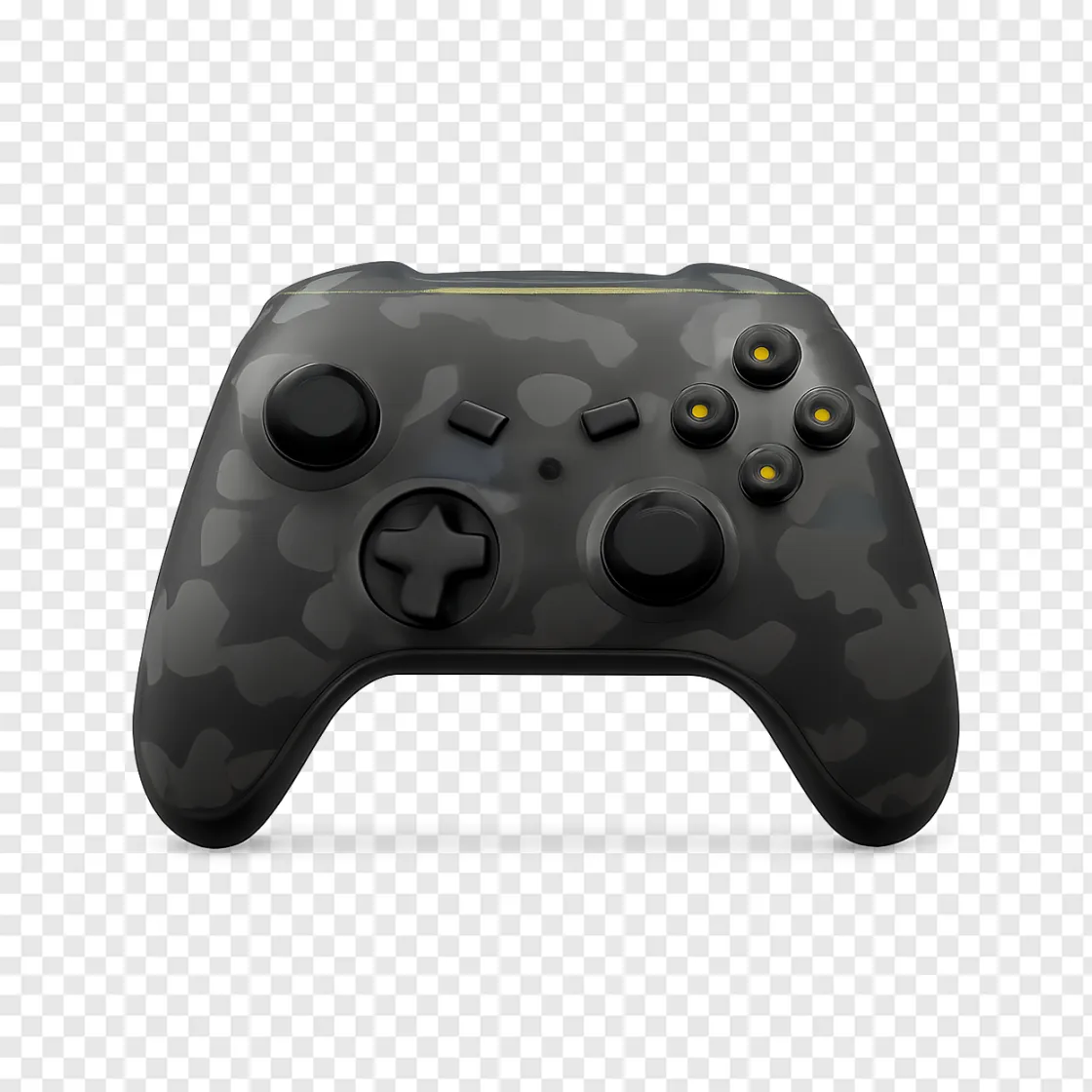 Tactical Gaming Controller PNG Transparent Image