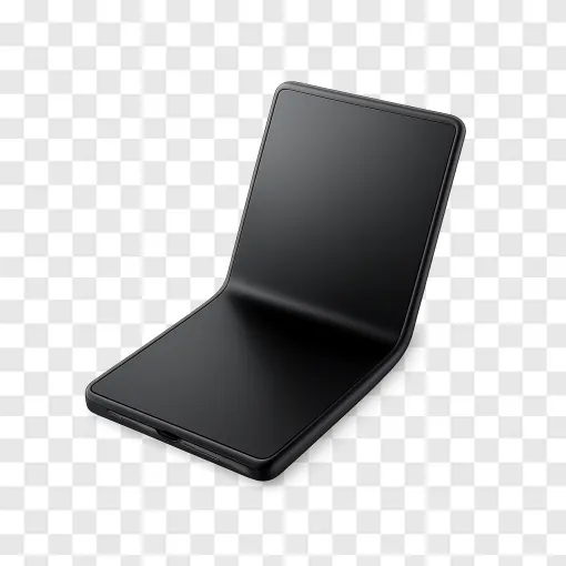 Futuristic Folding Smartphone PNG