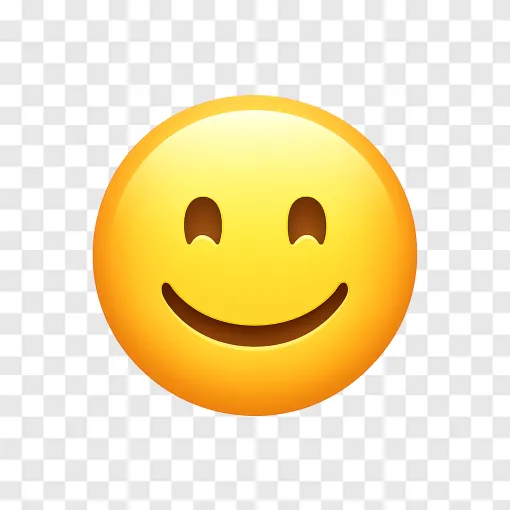 Smiling Face PNG Transparent Background
