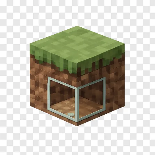 Minecraft Block PNG Transparent Image