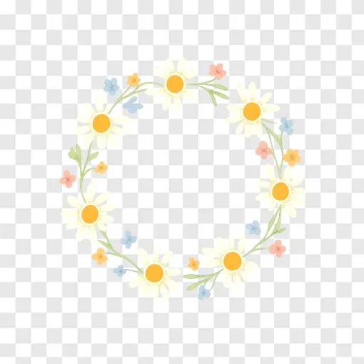 Daisy Chain PNG Vector Free Download