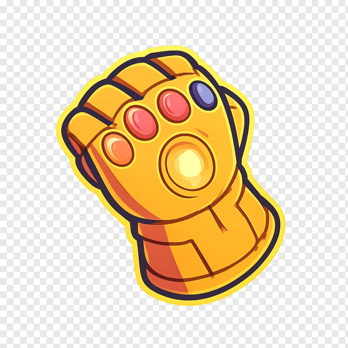 Anime Hero Gauntlet PNG Transparent Image
