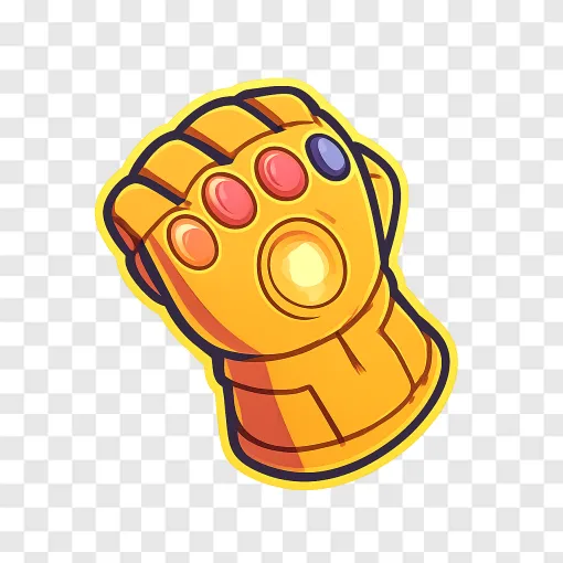 Anime Hero Gauntlet PNG Transparent Image