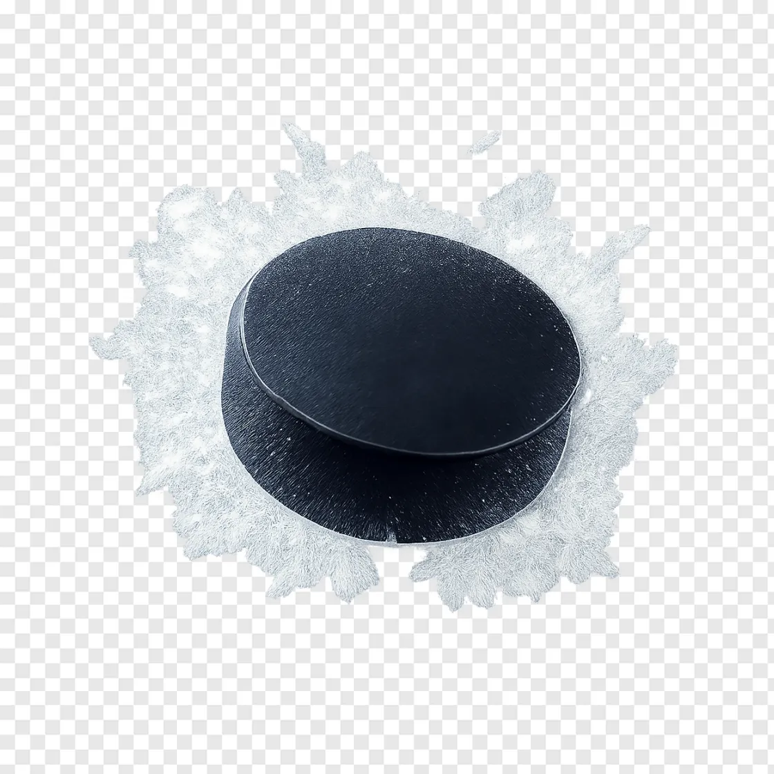 Ice Hockey Puck PNG Transparent Image