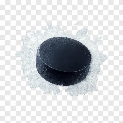 Ice Hockey Puck PNG Transparent Image