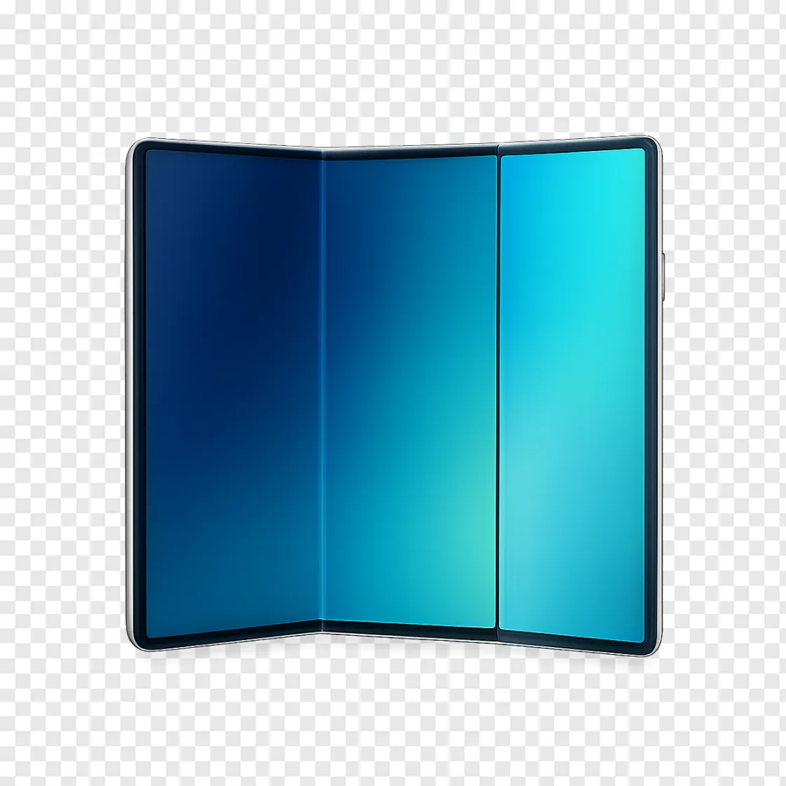 Foldable Smartphone Transparent PNG Image