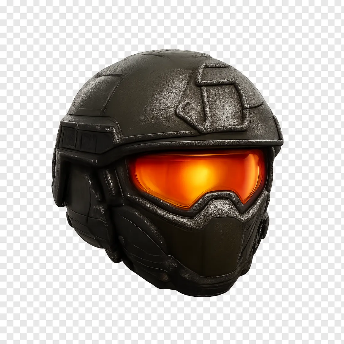 Tactical Helmet Gaming PNG Design
