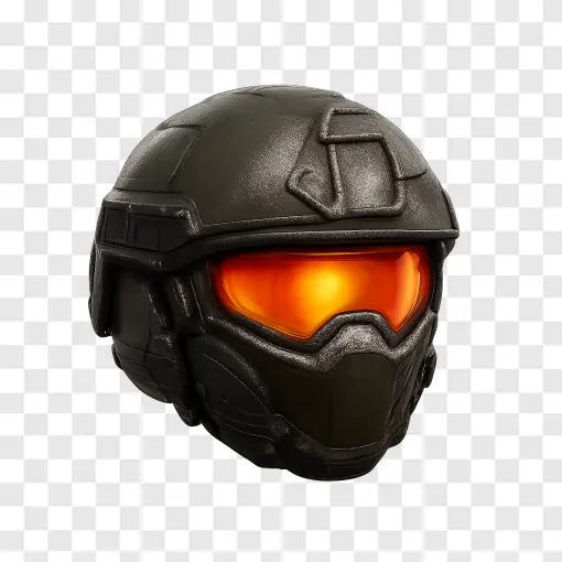 Tactical Helmet Gaming PNG Design