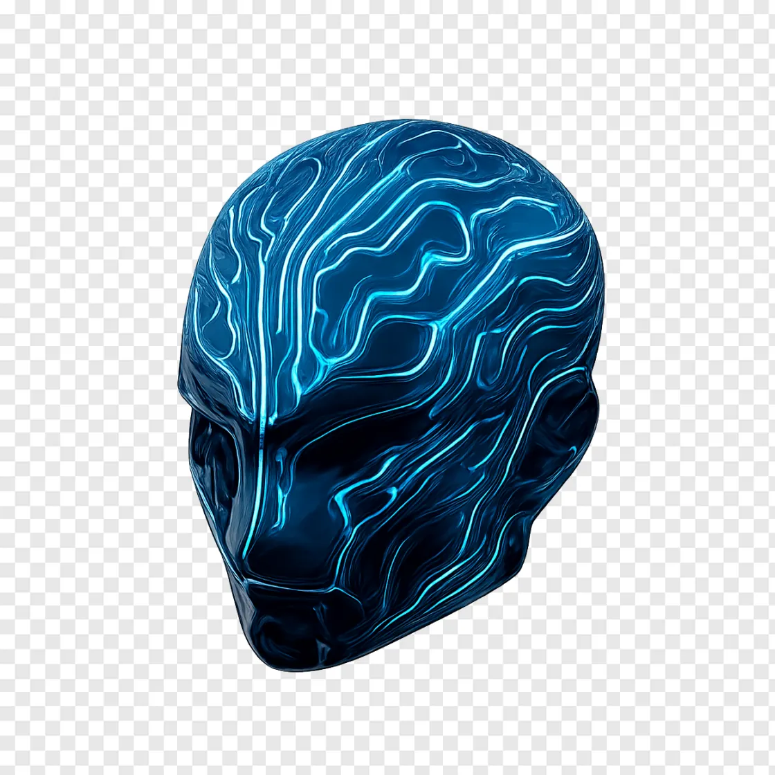 VisionQuest Sci-Fi Headpiece PNG Transparent Background