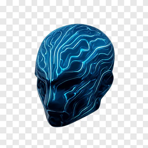 VisionQuest Sci-Fi Headpiece PNG Transparent Background