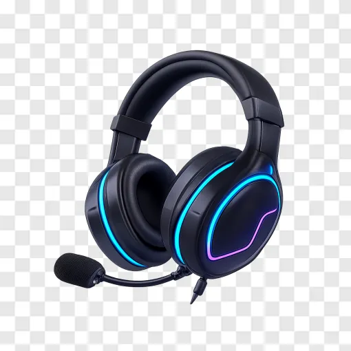 Gaming Headset PNG Transparent Background