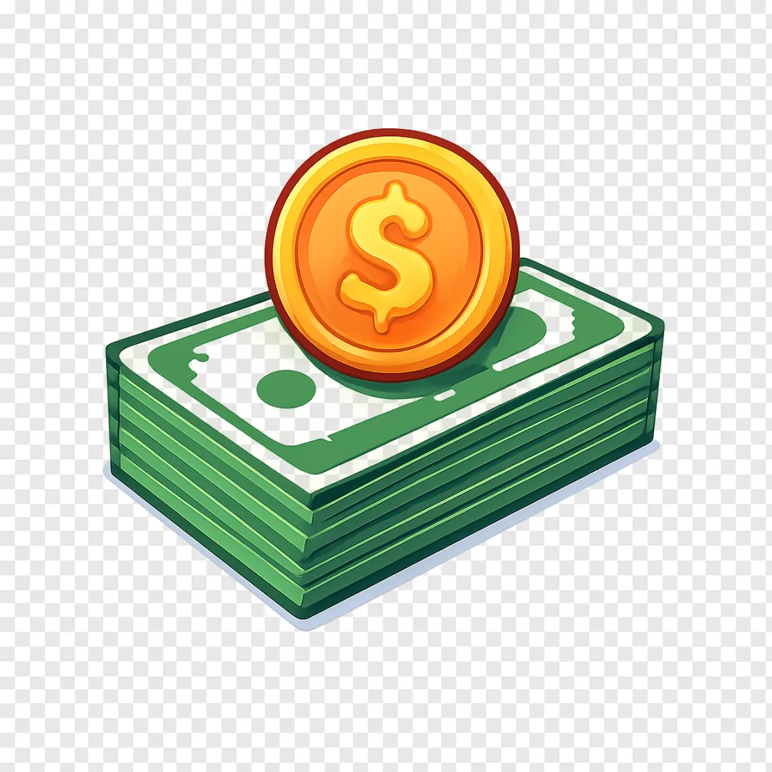 GTA 6 Money Stack PNG Transparent Image