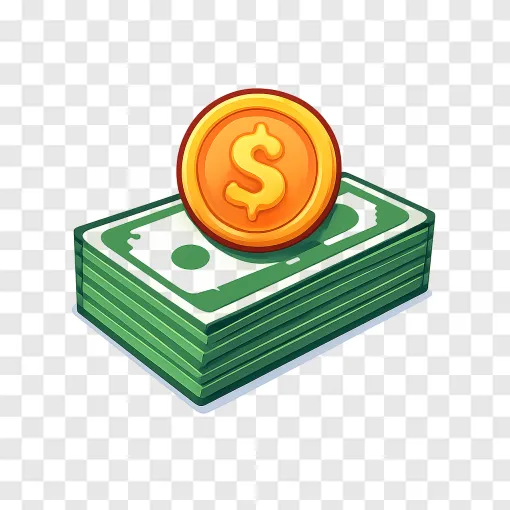 GTA 6 Money Stack PNG Transparent Image