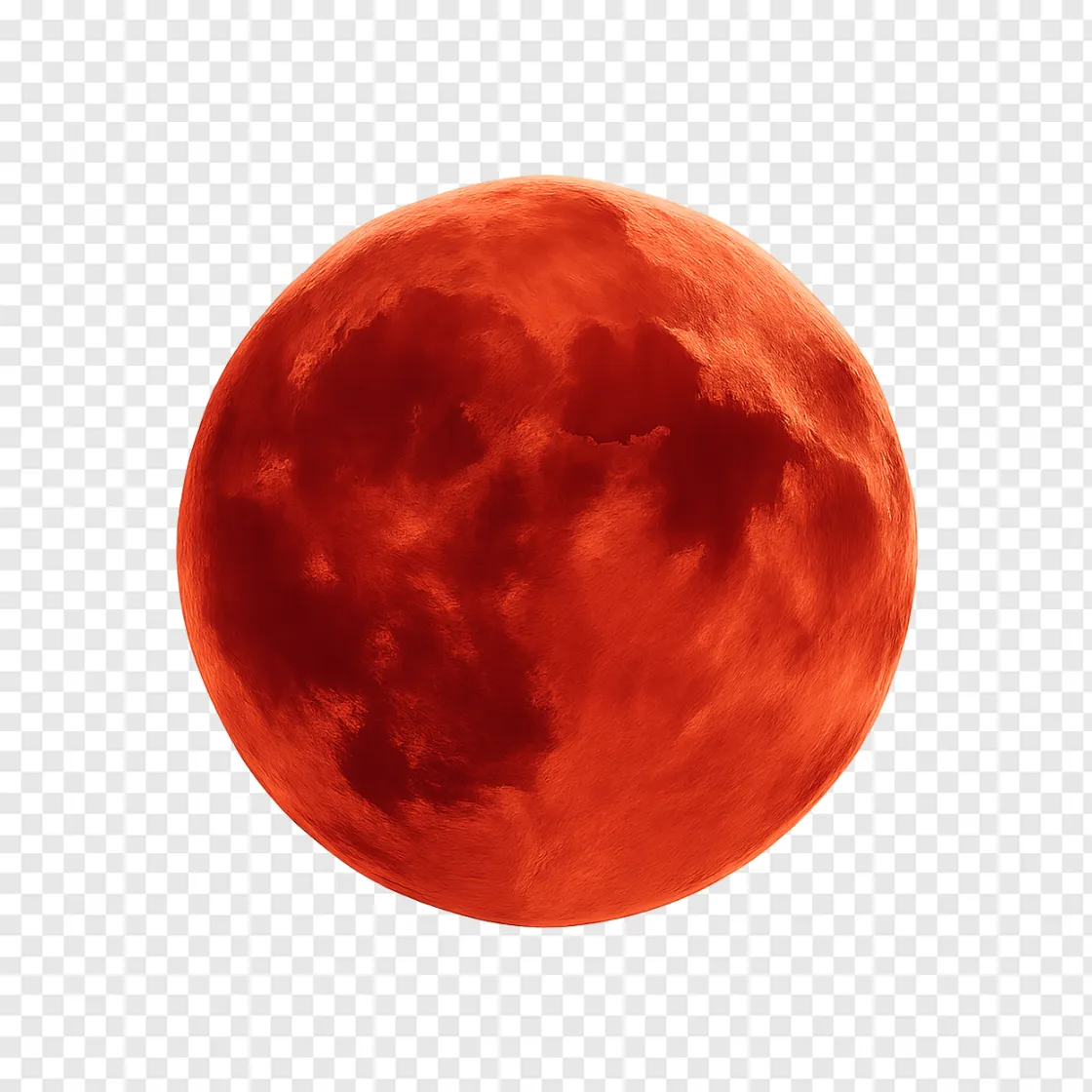 Blood Moon PNG Transparent Image