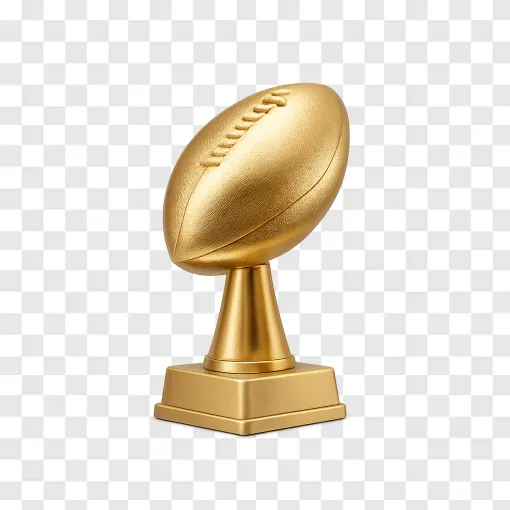 Super Bowl Trophy PNG Transparent Background
