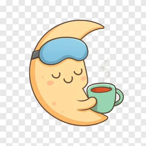 Cute Sleep Better PNG Concept For Wellness Designs