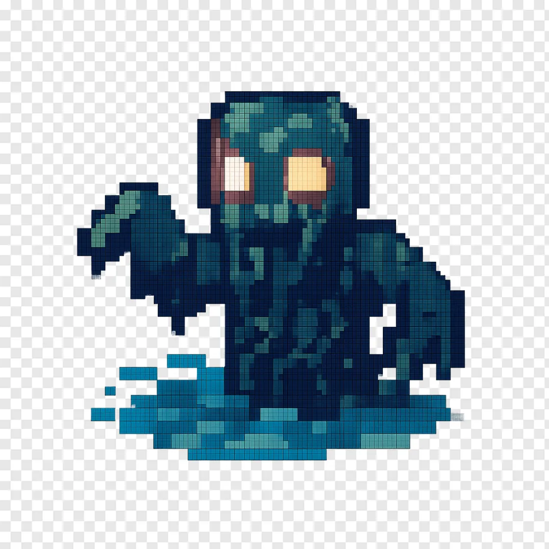 Spooky Minecraft Phantom PNG For Gaming Content