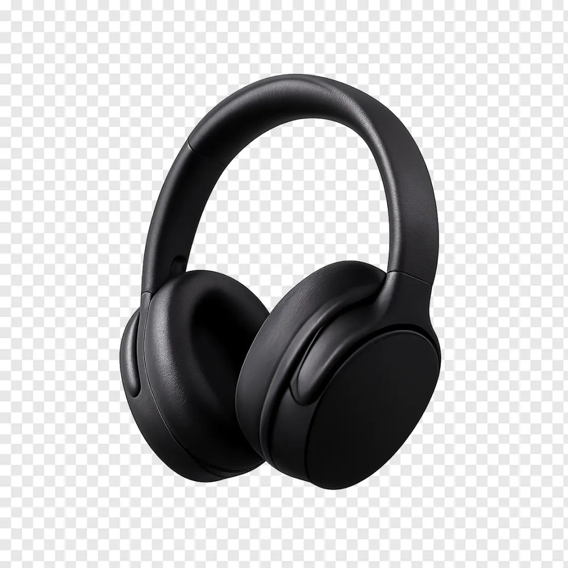 Wireless Noise-Canceling Headphones PNG Transparent Image