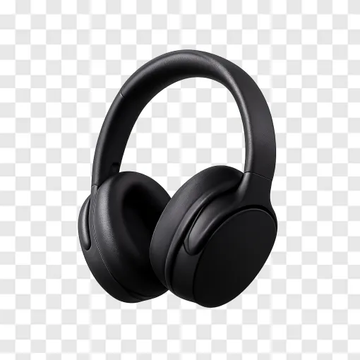 Wireless Noise-Canceling Headphones PNG Transparent Image