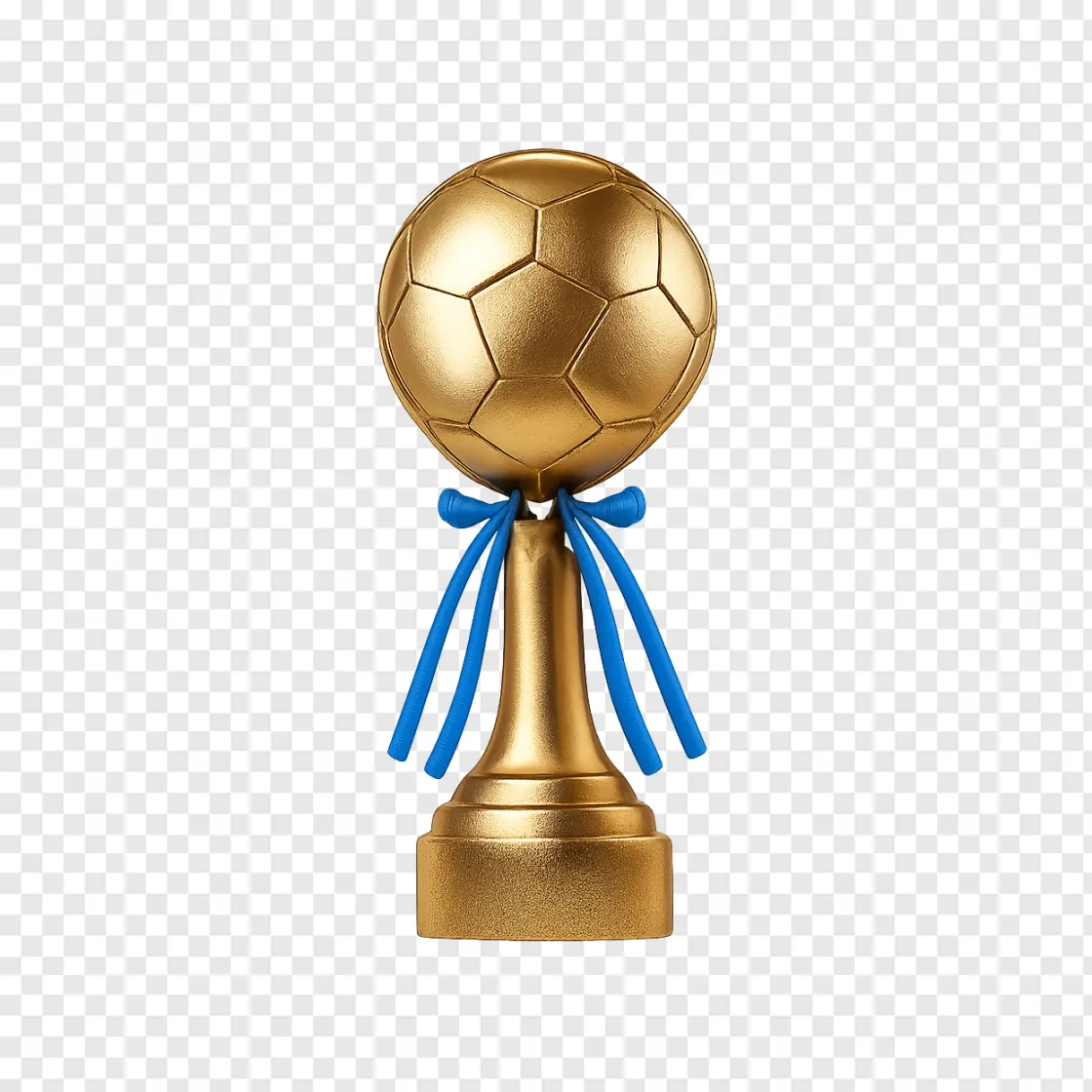 Soccer Trophy PNG Element For Sports Designs