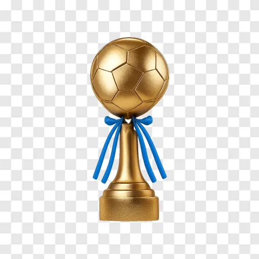 Soccer Trophy PNG Element For Sports Designs