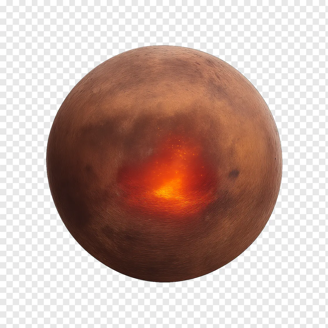 Mars Thermal Anomaly PNG Image For Science Projects