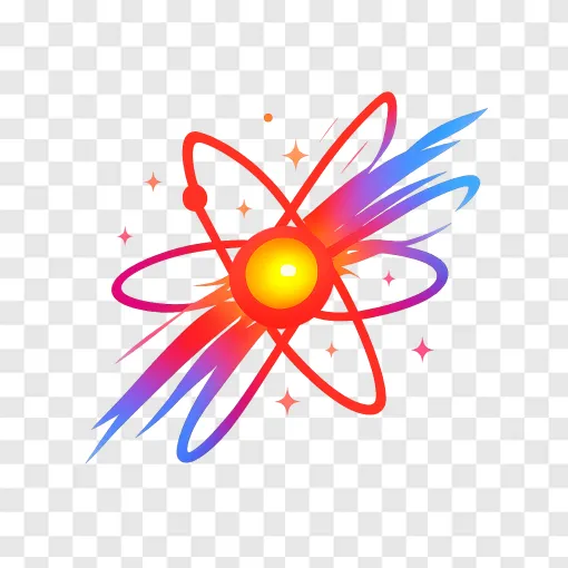 Particle Accelerator PNG - Scientific Collision Graphic