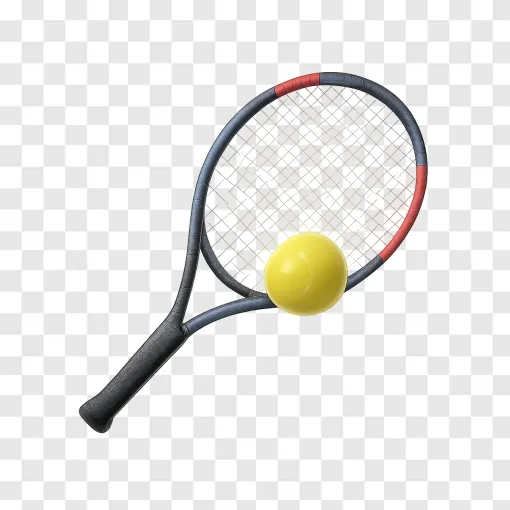 US Open Tennis Racket And Ball PNG