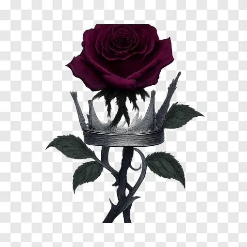 ENHYPEN Bloody Paradise Aesthetic Gothic Rose PNG
