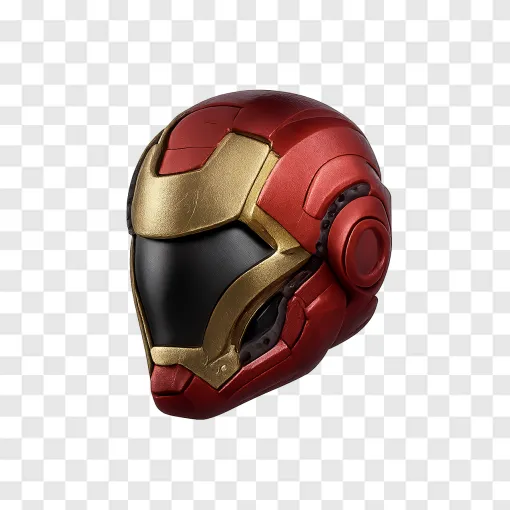 Futuristic Iron Armor Helmet PNG For Gamers