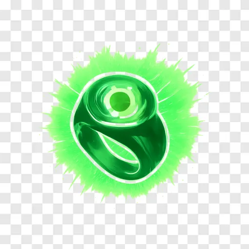 Green Lantern Power Ring PNG Transparent Image